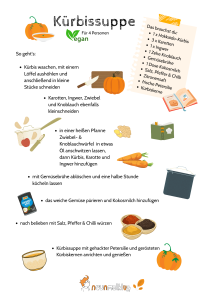 Rezept Kürbissuppe