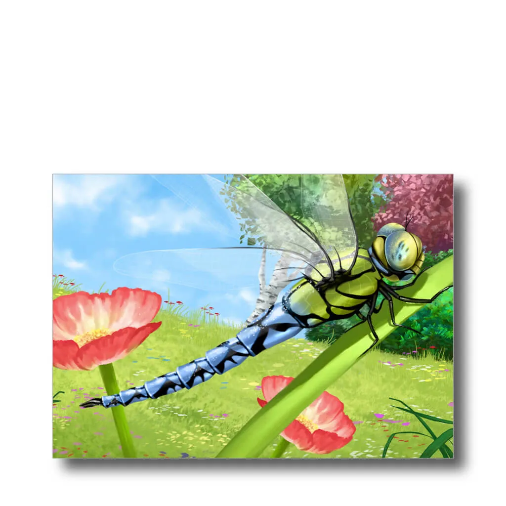 Postkarte „Libelle"