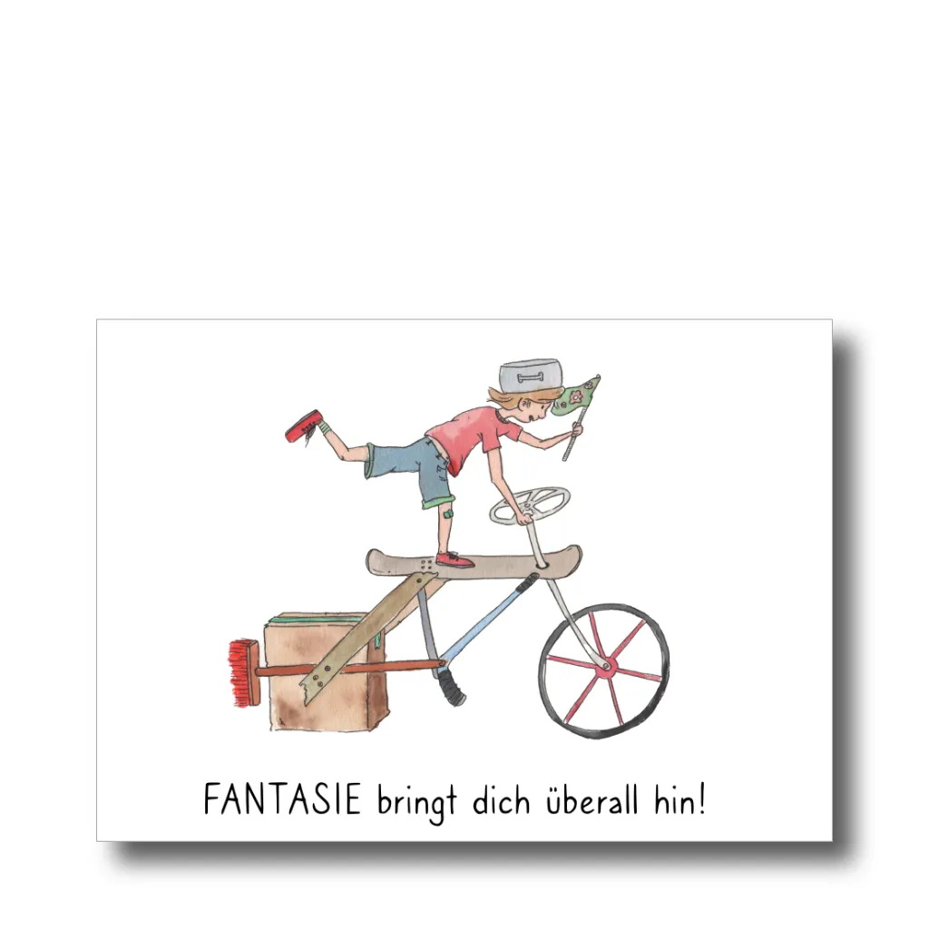 Postkarte „Fantasie"