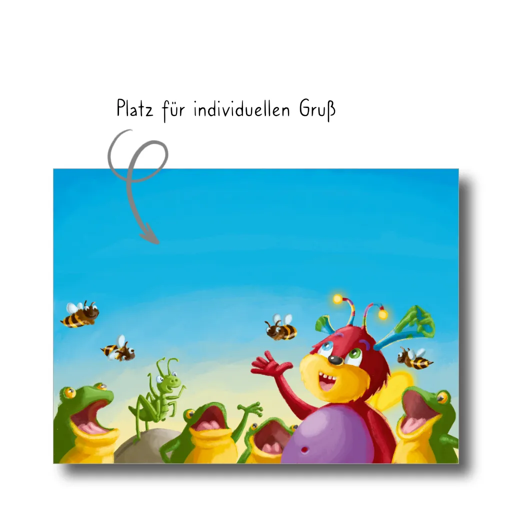Postkarte „Hummeling"